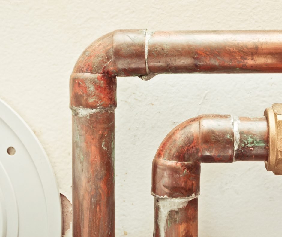 New copper plumbing installation in a Fresno home