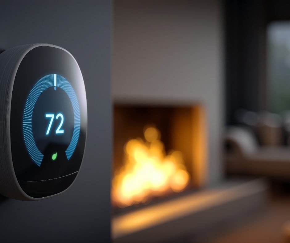 Comfortable, efficiently heated Fresno home with smart thermostat