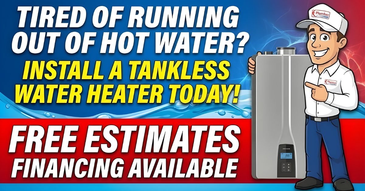 Tankless water heater offer