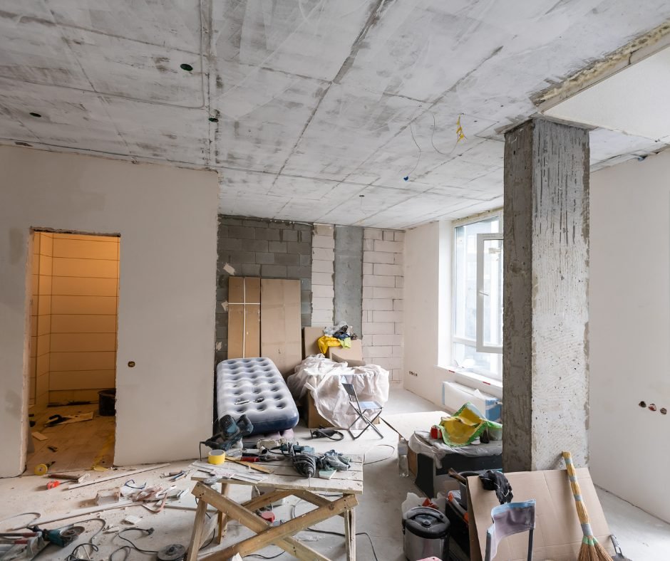 Room being renovated